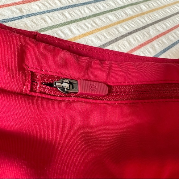 Lululemon Red Skort | Size 6 - Picture 6 of 8